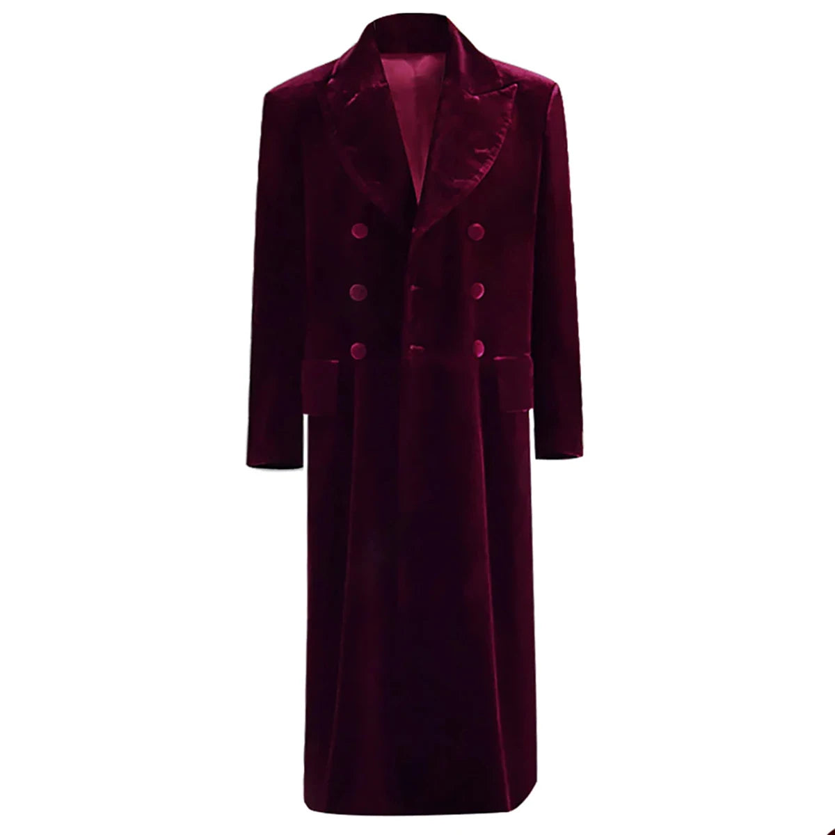 Burgundy Velvet Coat