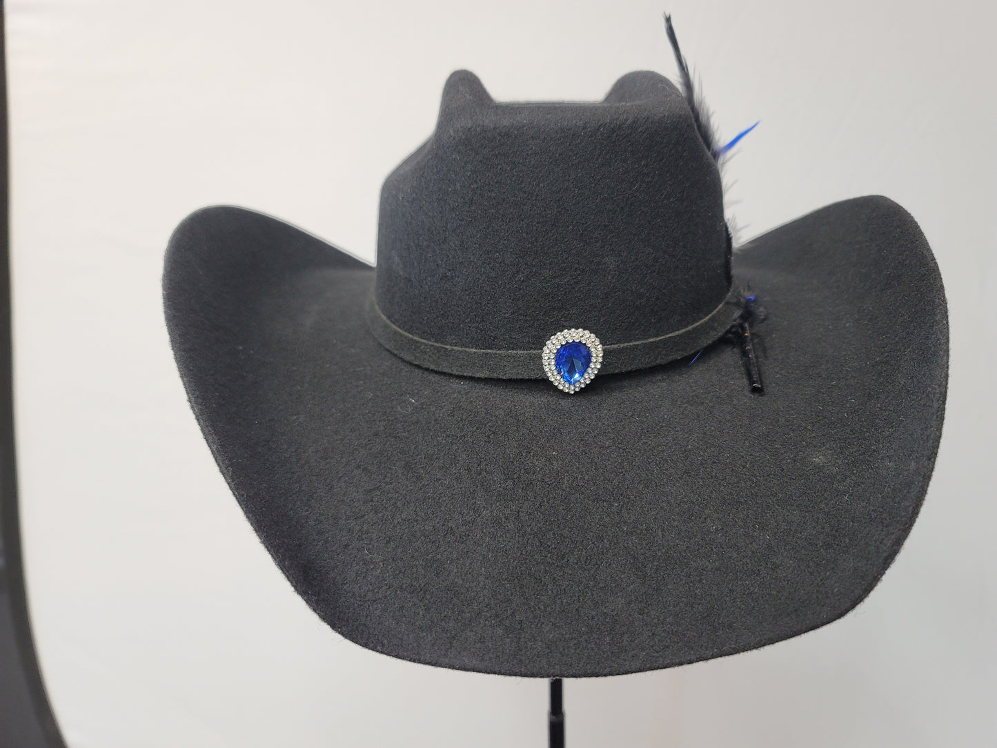 Custom Black WGQ Big Sky Black 5X Wool Cashmere