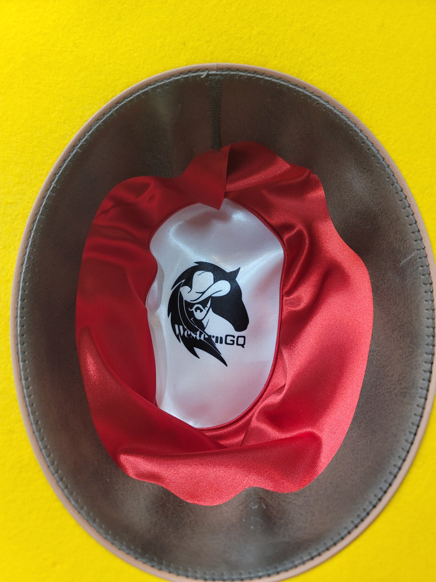 Western GQ Yellow Cashmere Bull Riders