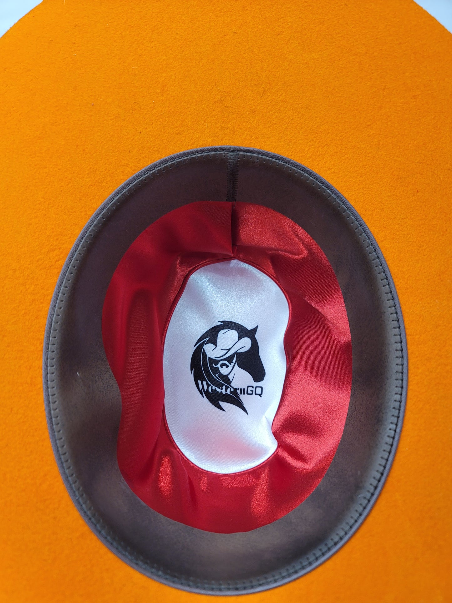 Custom Orange WGQ 5X Bull Rider