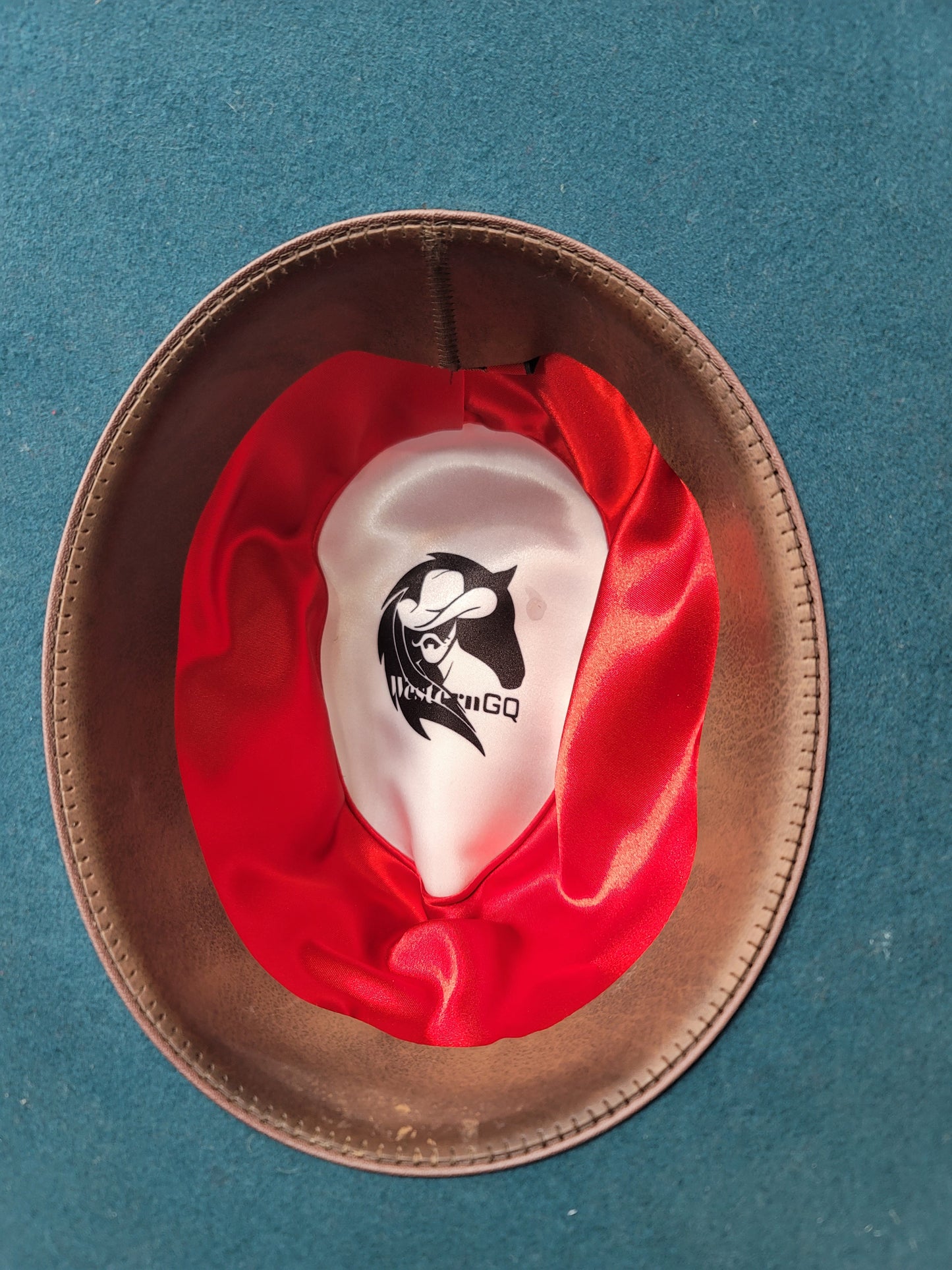 Custom Teal WGQ 5X Cashmere Bull Rider