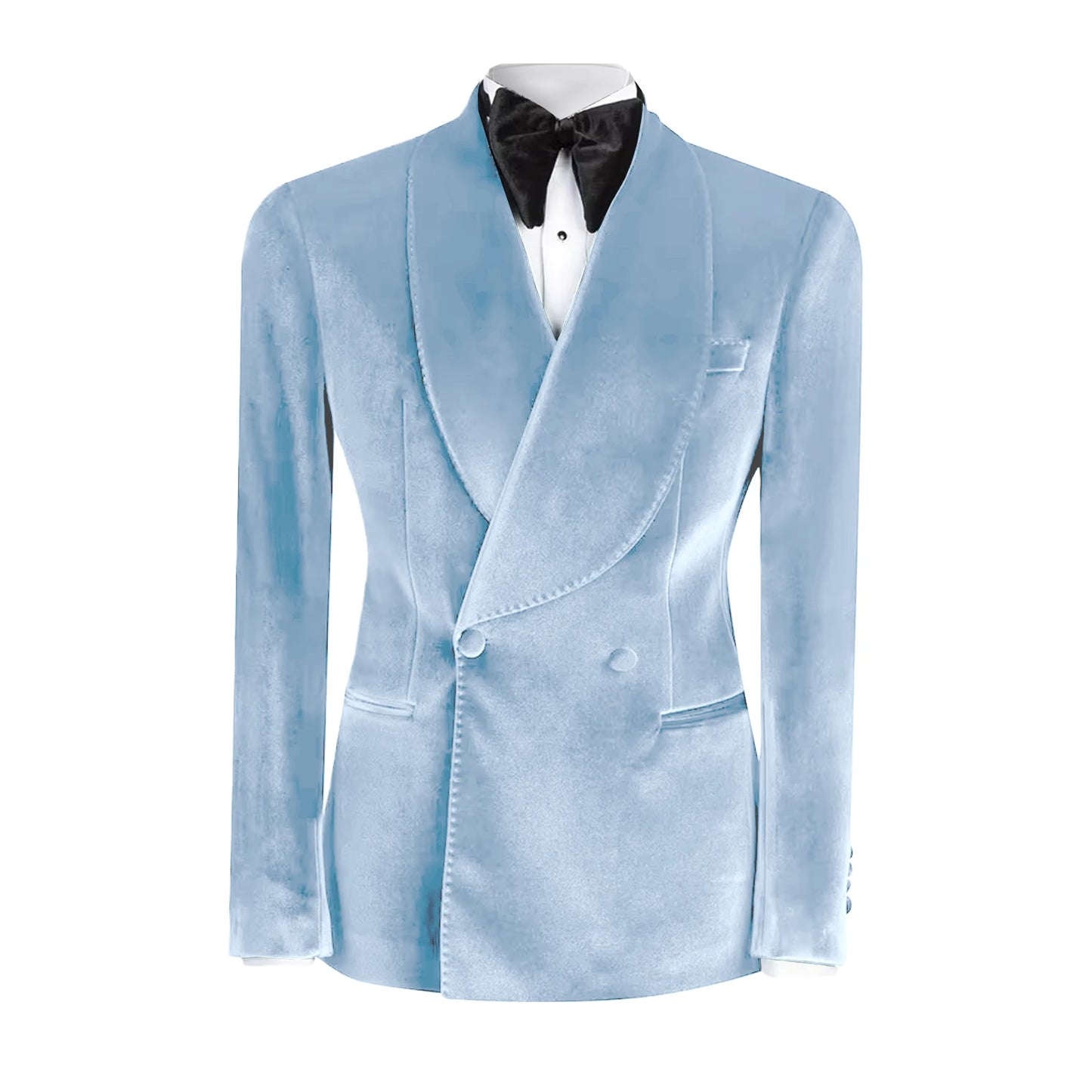 Western GQ Luxury Velvet Double Breasted Jacket