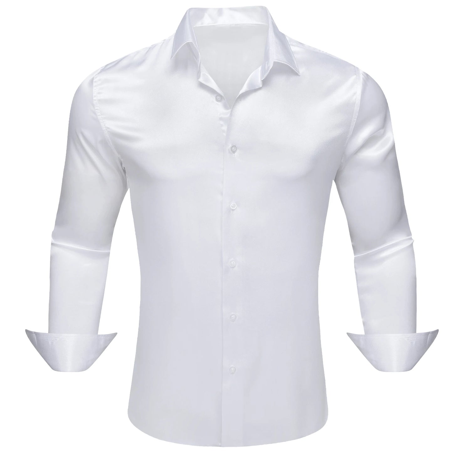 Designer Men Slim Fit Silk Shirts