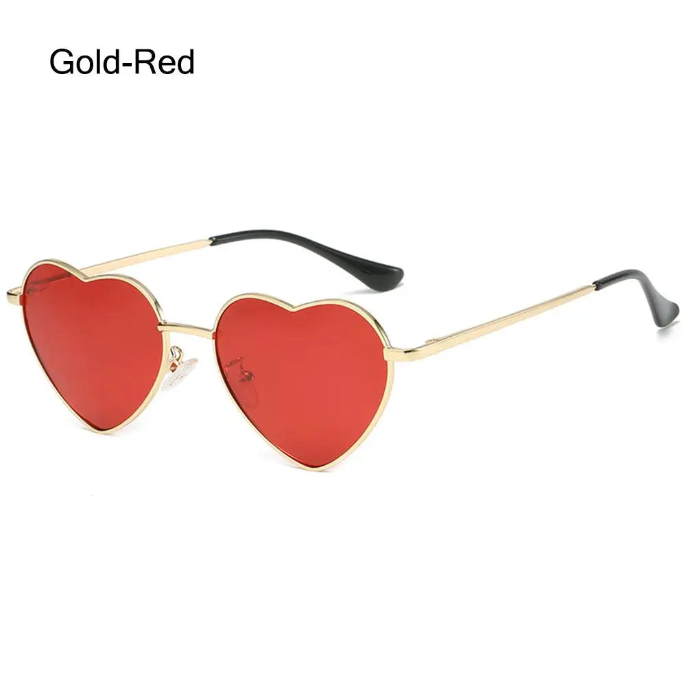 Western GQ Fashion Retro Heart Shaped  Sunglasses UV 400 Outdoor Goggles