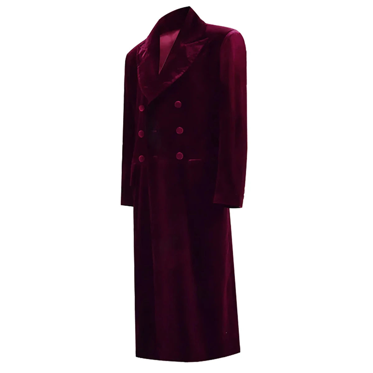 Burgundy Velvet Coat