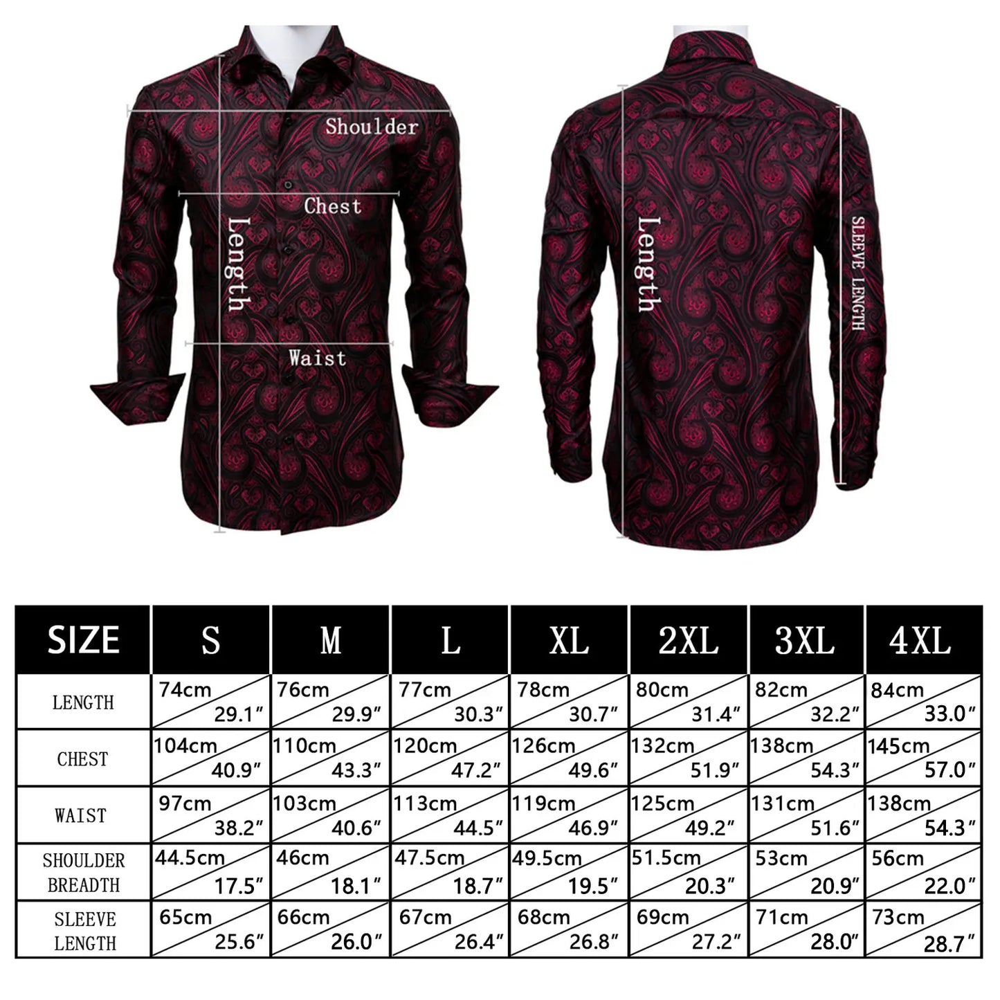 Designer Men Slim Fit Silk Shirts