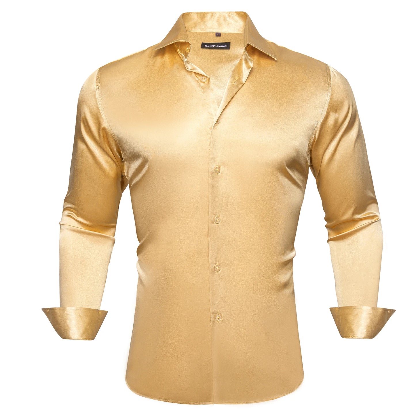 Designer Men Slim Fit Silk Shirts