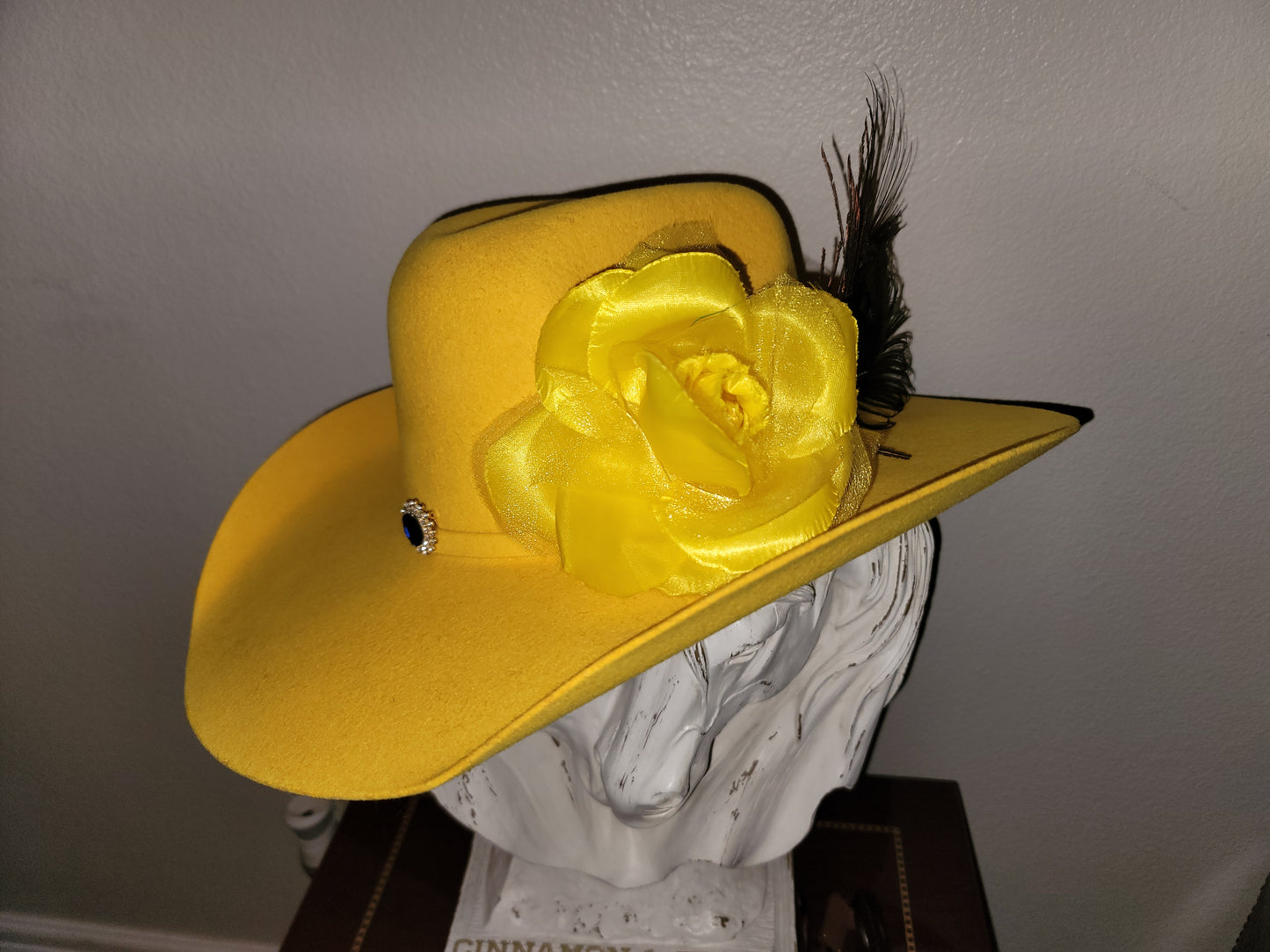 Custom Yellow WGQ 5X Cashmere Yellow Bull Rider